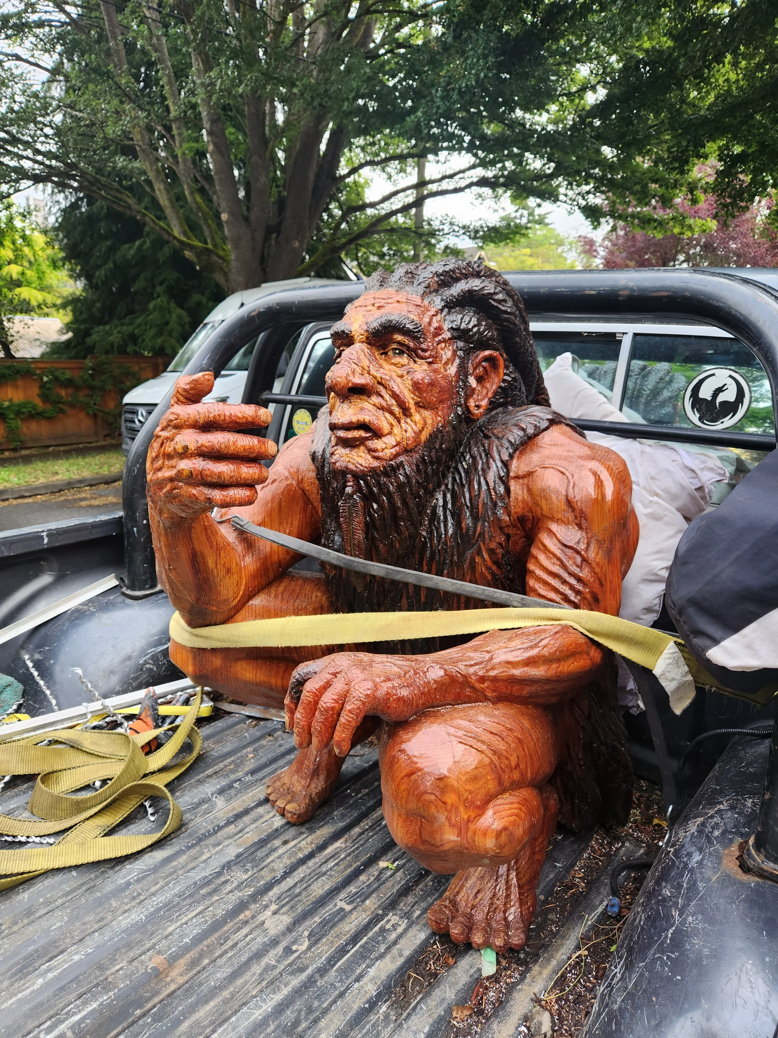 3D scanned sculpture for digital preservation in process