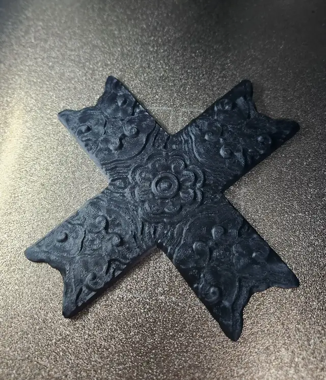 3D printed replica of a heritage soffit bracket
