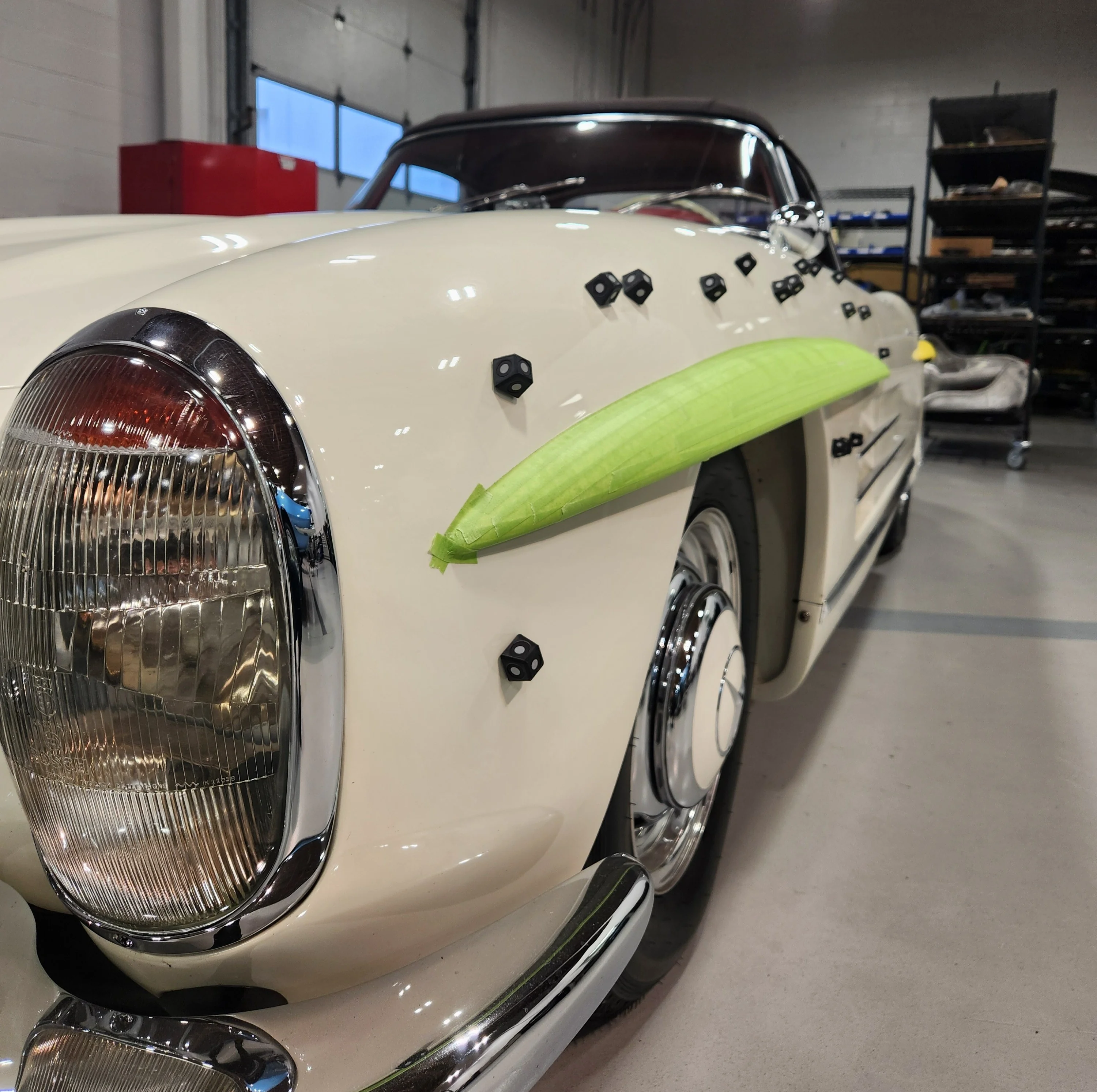300SL with 3D scanning markers