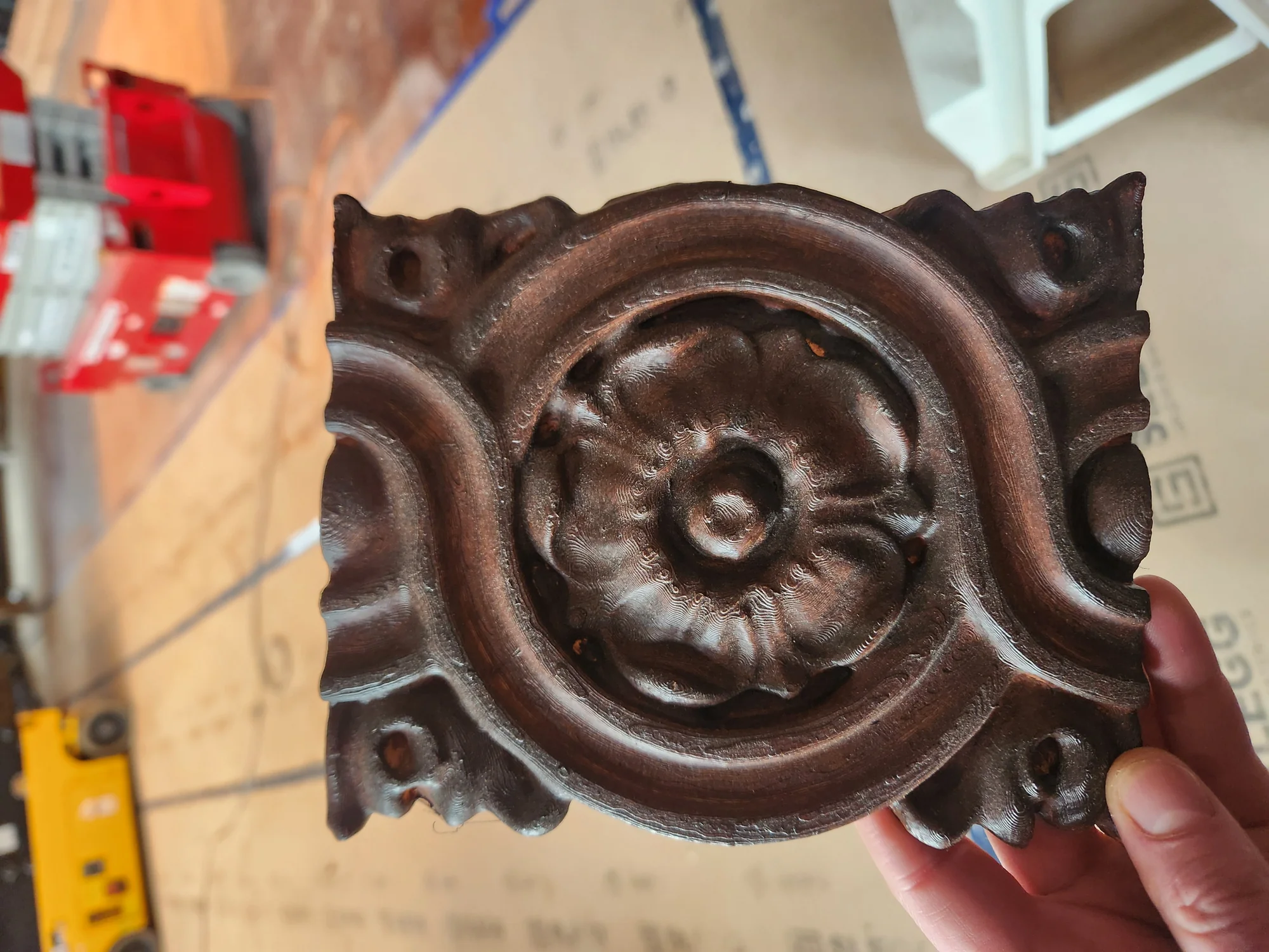 3D printed acanthus leaf architectural prototype