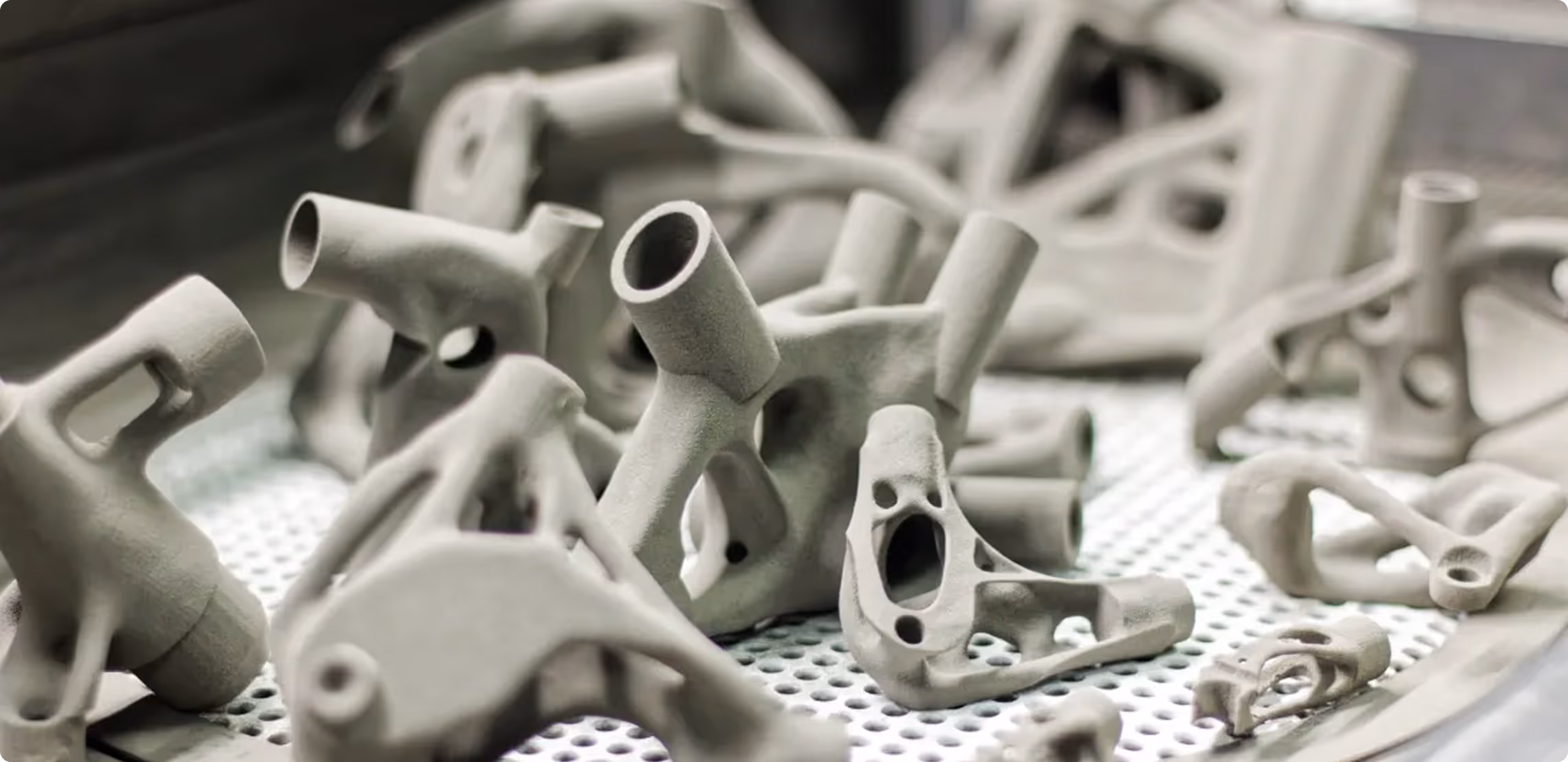 Various 3D printed prototypes